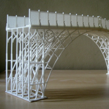 Wireframe bridge